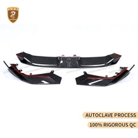 Kit de Carrocería X6 M para BMW X6M F96 2024-2026 Facelift Estilo SQ, Kit de Carrocería de Fibra de Carbono Seca, Alerón Delantero, Faldones Laterales, Difusor Trasero, Alerón de Techo