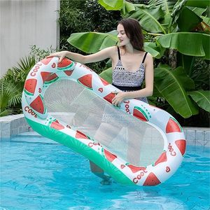Cama Inflable <span class=keywords><strong>de</strong></span> PVC con Diseño <span class=keywords><strong>de</strong></span> <span class=keywords><strong>Sandía</strong></span>, <span class=keywords><strong>Hamaca</strong></span> Flotante para Agua, para Diversión al Aire Libre - Product Image 3