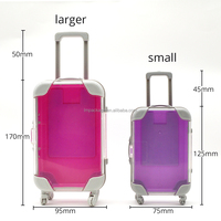 Yongli personnalisé conteneur de bonbons Mini valise boîte-cadeau pour cils en plastique recyclable pour les faveurs de fête ou les cadeaux de boîte vide