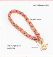 Breloque de téléphone détachable en métal, dragonne de poignet pour femmes et filles, cordon de téléphone portable, porte-monnaie, porte-clés, sacs DIY