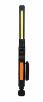 Lampe de travail LED rechargeable avec stylo, lumière SMD haute/basse/clignotante et variateur COB, base magnétique réglable, lampe d'outil portable