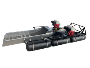 เครื่องขุดทองแบบถังเคลื่อนที่ขนาดเล็กสำหรับขาย ใช้เครื่องยนต์เบนซิน สำหรับล้างทรายและแยกทอง - Product Image 5