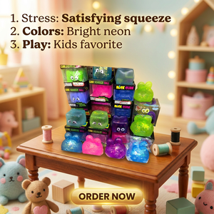 Cube Moulable Anti-Stress en TPR à Rebond Lent pour Enfants et Adultes – Vente en Gros - Product Image 2
