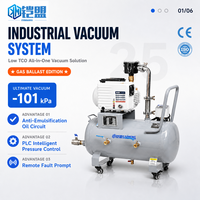 Station de pompe à vide rotative à une seule étape KAI MENG FKMVP 25, 25m3/h, 0.75KW, 220V, -101 kPa pour l'industrie médicale
