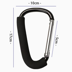 Bé XL Carabiner <span class=keywords><strong>Clip</strong></span> nhiệm vụ nặng nề phổ Xe đẩy móc lớn Carabiner <span class=keywords><strong>Clip</strong></span> xe đẩy phụ kiện xe đẩy <span class=keywords><strong>clip</strong></span> và móc - Product Image 4
