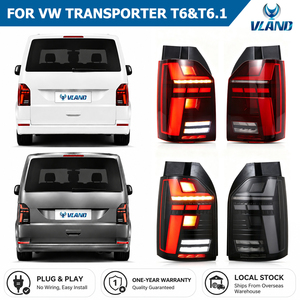 ไฟท้าย VLAND LED อัพเกรด ไฟท้าย LED สำหรับรถยนต์ Volkswagen Transporter Multivan Caravelle Kombi T6 T6.1 ปี 2015-2024 - Product Image 1