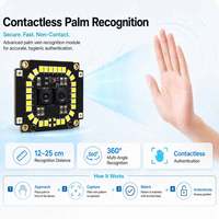 Módulo de Reconocimiento de Venas de la Palma con Anti-Reflejo, Bluetooth, WIFI, Sin Contacto, NIR, Cámara Lectora de Venas de la Palma, para Pagos POS, Control de Acceso y Asistencia