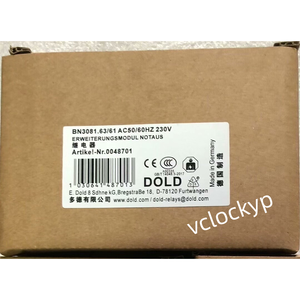Relais de sécurité DOLD BN5986 AC 50/60HZ 110V BNIB d'occasion - Product Image 2