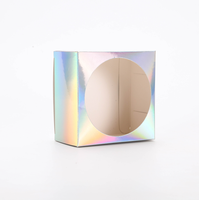 Plateau pour sucettes glacées, emballage 50 pièces, boîte de papier glacé, hologramme imprimé personnalisé, emballage alimentaire pliable, papier revêtu, Recyclable