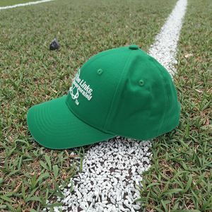 Liens incorporés chapeau de Baseball vert personnalisable à la mode Design sportif arcs motif caoutchouc Logo taille unique pour couvre-chef de camp - Product Image 3