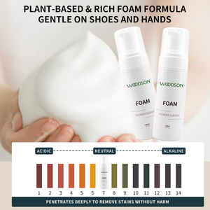 2025 Mới Đến Giày Chất Lỏng Giày Bộ Dụng Cụ Chăm Sóc Thân Thiện Với Môi Phong Phú Bọt Sneaker Sạch Cho Làm Sạch Giày Trắng Logo Riêng - Product Image 6