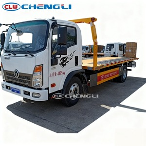 High-Capacity <b>Flatbed</b> Tow <b>Truck</b> for Heavy Load Recovery For Highway Accident Clearance And Roadside Vehicle Emergency Recovery - Product Image 1
