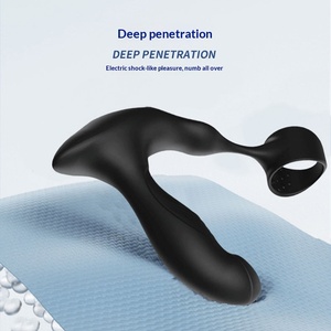 Массажер простаты Kabugadi Lock Fine Ring, мастурбатор с беспроводным пультом дистанционного управления, двойной вибратор, анальная пробка для мужчин - Product Image 5