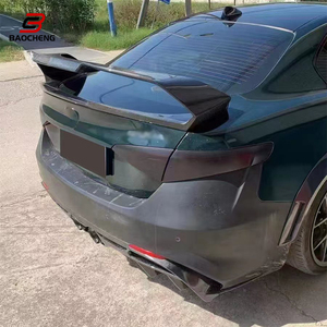 Alerón Trasero de Fibra de Carbono Estilo <span class=keywords><strong>GT</strong></span> <span class=keywords><strong>AM</strong></span> para <span class=keywords><strong>Alfa</strong></span> <span class=keywords><strong>Romeo</strong></span> Giulia 2015-2021, Alerón Trasero de Maletero, Alerón Trasero Alto, Kit de Carrocería - Product Image 3