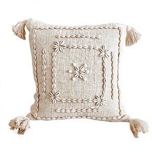 High Quality <b>Indian</b> Cotton Bohemian Cushion Cover Geometric Vintage Pattern <b>Throw</b> Pillow Direct Wholesaler - Product Image 1