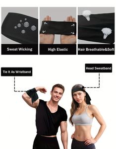 JX عصابات رأس عالية الجودة بتصميم مخصص ، شعار صالة ألعاب رياضية للجري ، أحدث الرياضات العصرية التي تصنعها بنفسك ، بيع بالجملة ، عصابات عرقية - Product Image 5