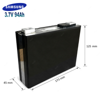 Sel Baterai Lithium Ion Prismatis Daya Tinggi SamSung SDI 3.7V 94Ah NMC untuk EV HESS RV BMW i3