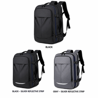 Mochila de Viaje Expandible, Impermeable, Grande, para Negocios y Conferencias, con Puerto de Carga USB, Diseño Moderno y Duradero