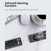 Souris aérienne sans fil Topleo RF 2,4 GHz avec gyroscope, apprentissage du code roulant, commande vocale IR, télécommande universelle intelligente pour TV