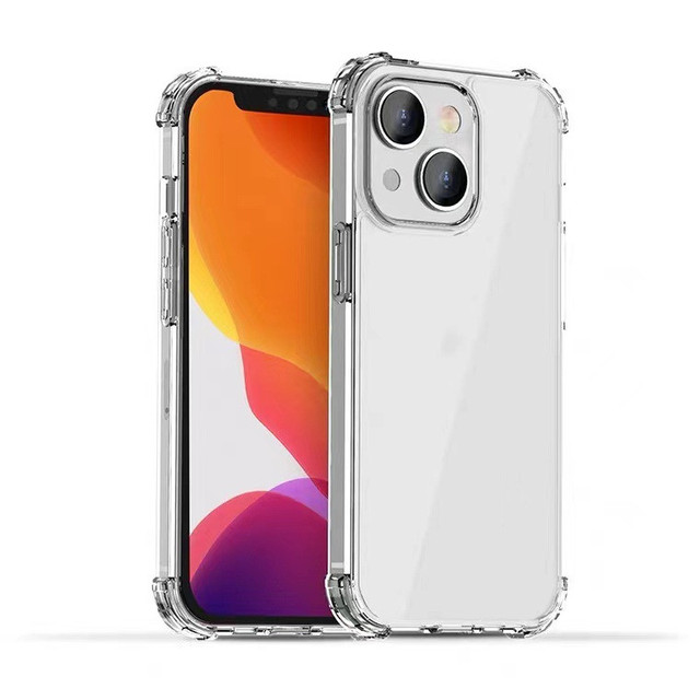 Transparent Mobile Cases 2022 clear Phone case Bumpers for 1.5mm iphone 14 13 12 11 Promax Protective Fundas