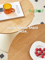 Ensemble de tables basses rondes minimalistes modernes, meubles de salon de luxe pour petits appartements, hôtels et maisons