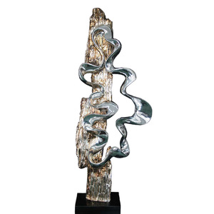 Escultura Abstracta de Resina 340*200*1210MM, Decoración Artística Hecha a Mano para Hotel, Forma Irregular - Product Image 2