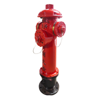Bouche d'incendie à baril humide extérieur en gros DN100/DN150 avec plusieurs ports de sortie équipement de lutte contre l'incendie et accessoire