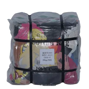 Soft & Absorbent 10Kg 20Kg 25Kg Trapo Industrial Multicolor Absorbente 1 Kilo Cotton Wiping Rags