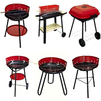 Réchaud de camping moderne, portable et pliable en acier inoxydable, barbecue extérieur au bois et au charbon de bois pour 3 à 5 personnes, avec sac de transport pour pique-nique
