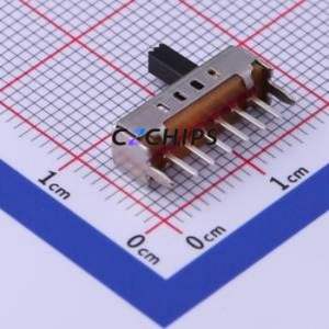 SS14D07L5B Slide Switch Through hole Component (THT) Switch Single Pole Double Throw Rectangle Pin Header PC Pin 14.6mm - Product Image 2