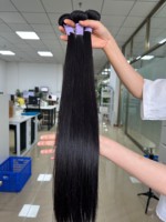Vente en Gros de Cheveux Humains Vierges Raides Vierges Bundle de Cheveux Cambodgiens Non Transformés 100% Cheveux Humains Pour Femmes Noires