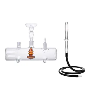Alta calidad EE. UU. Mercado MP5 Color ámbar Personalizado Shisha Hookah Tubos de vidrio para fumar Vidrio - Product Image 1
