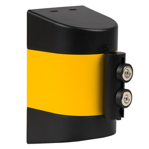 New Style No Entry ABS Plastic <strong>Access</strong> Crowd <strong>Control</strong> Wall Fixed Mounted Retractable Belt Barriers With Yellow Magnetic Case - Product Image 1