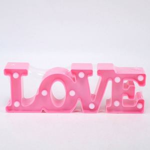 Decoración de San Valentín para Novia, Luz LED Roja a Pilas, Decoración de Boda, Luz de Amor DIY, Regalo, Decoración de Fiesta - Product Image 1