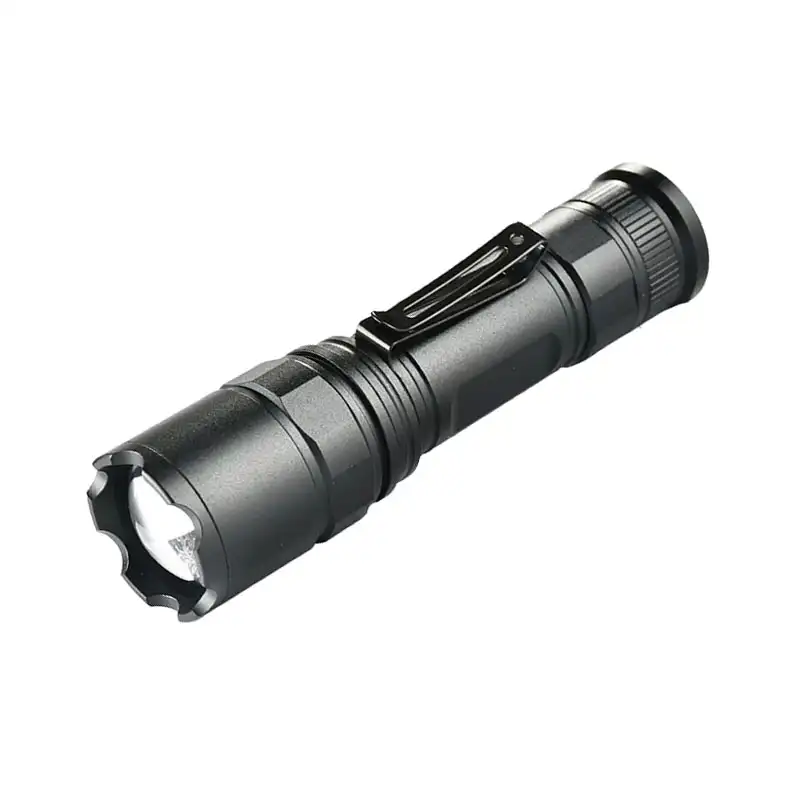 La plus chaude lampe de poche Led de batterie de puissance de Dynamo, lampe-torche imperméable à intensité variable pour l'auto-défense