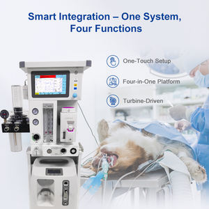 Zeytin tıbbi veteriner anestezi ekipmanları çok fonksiyonlu veteriner anestezi makinesi büyük hayvan için taşınabilir - Product Image 2