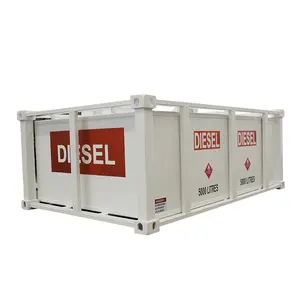 Tanque de armazenamento de combustível diesel autocompensado em aço carbono personalizado de 5000 litros em promoção