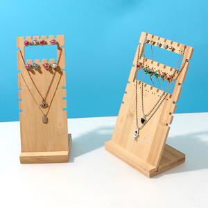 Expositor de Joyería de Pared con Forma Hexagonal, Hecho a Mano en Madera y Acrílico, Grabado, Reutilizable, con Temática de Amor, para Regalo de Aniversario, UIONEN - Product Image 2