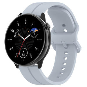 2023 nueva llegada <span class=keywords><strong>20mm</strong></span> botón opuesto correas de reloj inteligente 10 colores correas de silicona para Huami Amazfit GTR Mini Smartwatches - Product Image 3