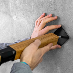 <span class=keywords><strong>Support</strong></span> <span class=keywords><strong>mural</strong></span> pour vélo en bois de chêne massif Moderne avec fixation flexible Assemblage facile en un rien de temps - Product Image 3