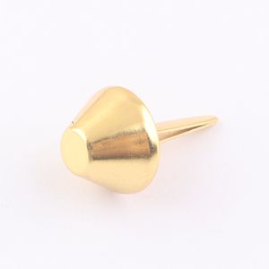 चमड़े के सोफे के सामान के लिए थोक 12 मिमी धातु बैग फीट स्टड - Product Image 6