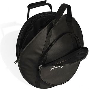 Bolsa de Transporte para Platillos de 22 Pulgadas, Resistente al Agua, de Poliéster Encerado, Clásica, con Bolsillo Frontal, Fabricada por BSCI - Product Image 1