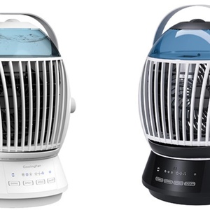 Double Ultrasonic Atomization Oscillating Small Evaporative <b>Air</b> Fans Cooling Ice <b>Mini</b> Portable Cooling Fan with Remote Control - Product Image 2