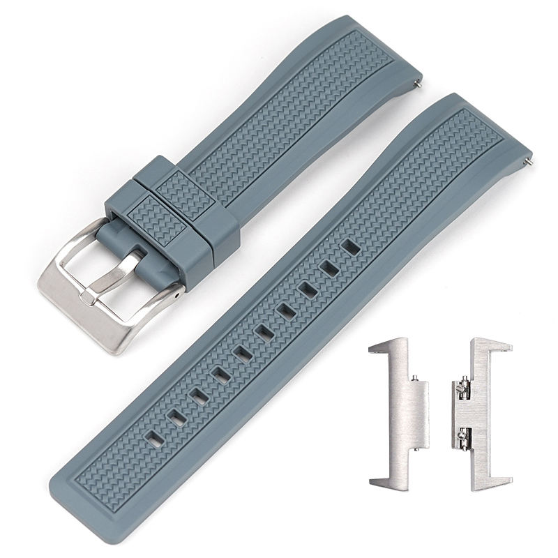 หัวเข็มขัดสีเทา + เงิน