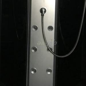 Bon marché Prix Doré <span class=keywords><strong>90x90</strong></span> Porte Coulissante Verre Transparent Salle De <span class=keywords><strong>Douche</strong></span> De Massage Cabines À Vapeur avec Cadre Brossé pour La Maison - Product Image 4