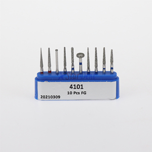 Kit di Frese Diamantate per Lucidatura Dentale, Frese per Manipoli ad Alta Velocità FG con Misure Miste, Attrezzatura Odontoiatrica - Product Image 1