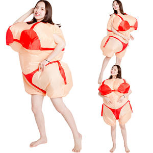 <span class=keywords><strong>Disfraz</strong></span> <span class=keywords><strong>de</strong></span> Mascota para mujer, Bikini Hawaiano gordo, traje inflable para <span class=keywords><strong>Halloween</strong></span>, mascota <span class=keywords><strong>de</strong></span> dibujos animados - Product Image 5