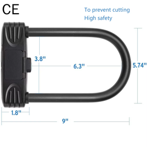 Cadenas de sécurité numérique robuste pour vélo de montagne, avec revêtement en caoutchouc, à code spécial, vente en gros d'usine - Product Image 4