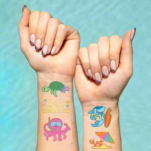 Mode Enfants Conception Personnalisée Imperméable À L'eau Non toxique Bras <span class=keywords><strong>Autocollant</strong></span> De Tatouage Temporaire - Product Image 6