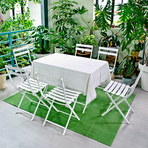 Wholesale Anti-Corrosion Iron Folding Dining <strong>Set</strong>, Space Saving Foldable Outdoor Furniture for <strong>Bistro</strong> Restaurant Patio - Product Image 5
